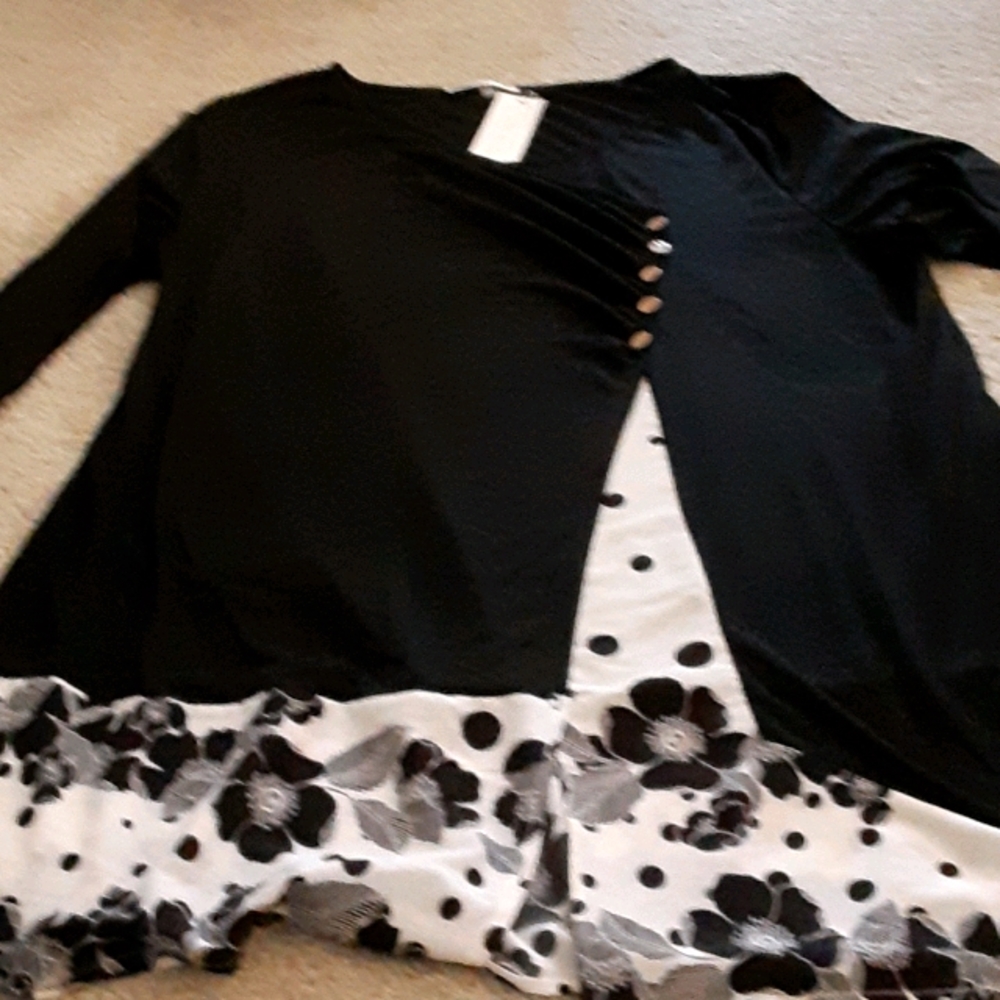 Knee length shirt